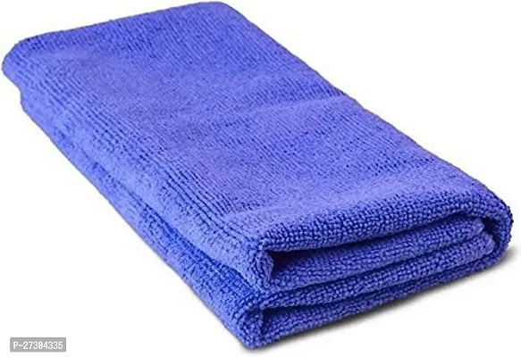 Stylish Blue Microfiber Cleaning Towels Durable And Long Lasting Pack Of 1