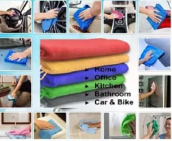 Stylish Yellow Microfiber Cleaning Towels Durable And Long Lasting Pack Of 1-thumb1