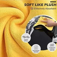 Stylish Yellow Microfiber Cleaning Towels Durable And Long Lasting Pack Of 1-thumb3