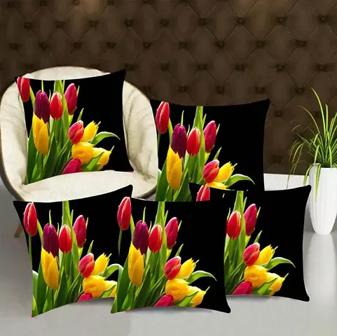 Printed Cushion Cover Set Of 5