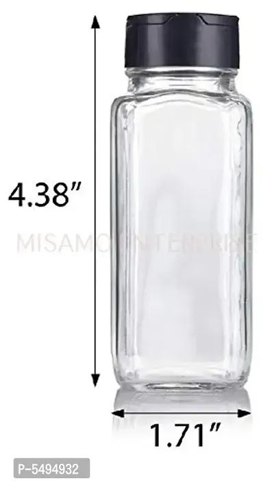 Oil Dispenser 500 Ml Bottle Set Of 2 Spice Jar Set Of 2 Spatula And Oil Brush Transparent Pack Of 6 Glass-thumb3