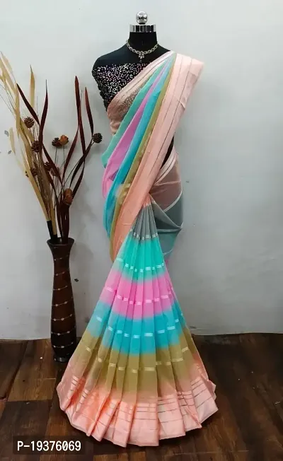 Indian Attire Heavy Weightless Georgette Fancy Border Saree dvz0003558