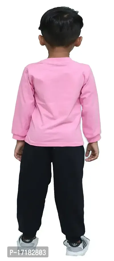 Cute N Tight Kids Boys  Girls Full Sleeve and Round Neck Top  Bottom Set Look Stylish and Attractive and Comfy For Any Casual and Festive Purpose-thumb2