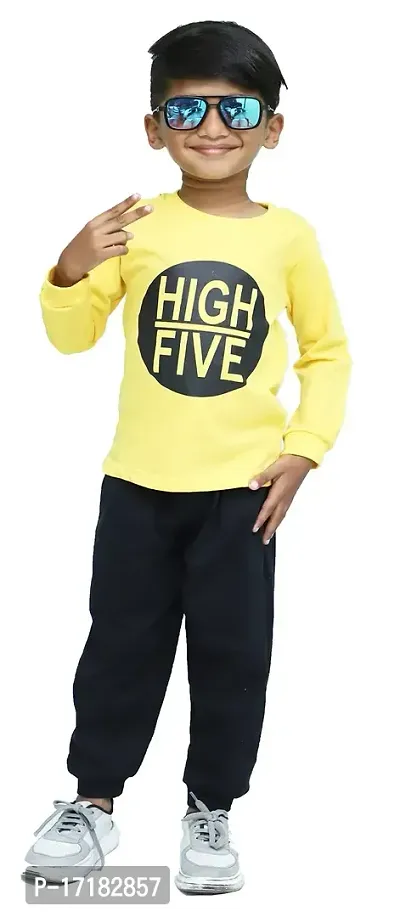 Cute N Tight Kids Boys  Girls Full Sleeve and Round Neck Top  Bottom Set Look Stylish and Attractive and Comfy For Any Casual and Festive Purpose-thumb0