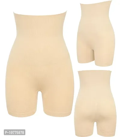 Women Cotton Lycra Tummy Control 4-in-1 Blended High Waist Tummy