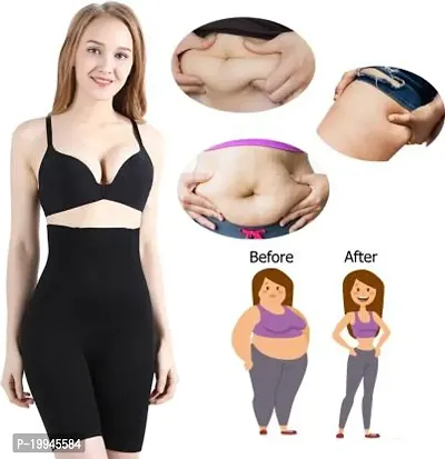 Women Cotton Lycra Tummy Control 4-In-1 Blended High Waist Tummy  Thigh Shapewear Pack Of 2-thumb4