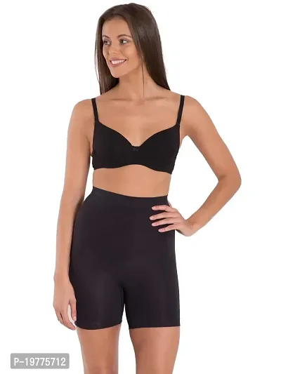 Women Cotton Lycra Tummy Control 4-in-1 Blended High Waist Tummy And Thigh Shapewear