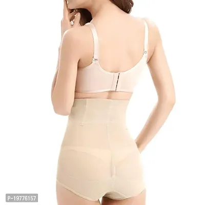 Women Cotton Lycra Tummy Control 4-in-1 Blended High Waist Tummy And Thigh Shapewear-thumb3