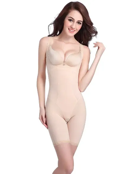 New In Nylon Spandex Tummy And Thigh Shaper 
