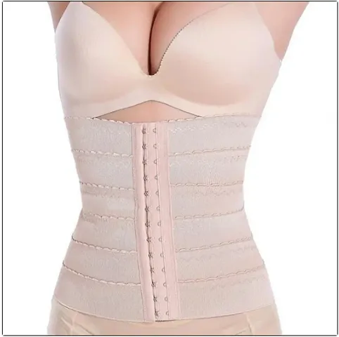 Air Breath Tummy Grip Belt Waist Trainer Trimmer And Slimming Corset Gridle  With Wire Support
