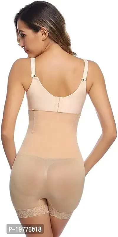 Women Cotton Lycra Tummy Control 4-in-1 Blended High Waist Tummy And Thigh Shapewear-thumb4