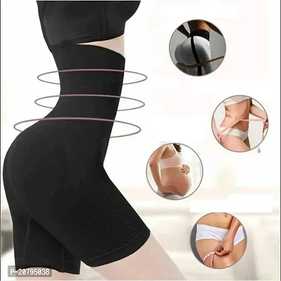 Classic Womens Cotton Lycra Tummy Control 4-in-1 Blended High Waist Tummy and Thigh Shapewear-thumb2