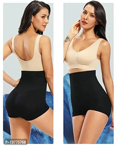 Women Cotton Lycra Tummy Control 4-in-1 Blended High Waist Tummy And Thigh Shapewear