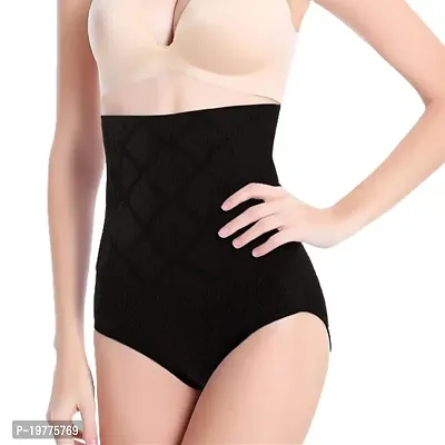 Women Cotton Lycra Tummy Control 4-in-1 Blended High Waist Tummy And Thigh Shapewear-thumb2