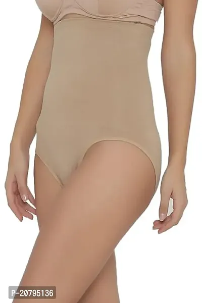 Classic Womens Cotton Lycra Tummy Control 4-in-1 Blended High Waist Tummy and Thigh Shapewear-thumb2