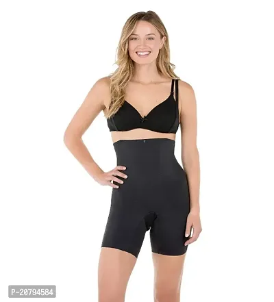 Classic Womens Cotton Lycra Tummy Control 4-in-1 Blended High Waist Tummy and Thigh Shapewear-thumb3