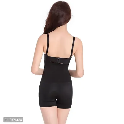 Women Cotton Lycra Tummy Control 4-in-1 Blended High Waist Tummy And Thigh Shapewear-thumb2