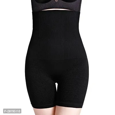 Classic Womens Cotton Lycra Tummy Control 4-in-1 Blended High Waist Tummy and Thigh Shapewear-thumb0