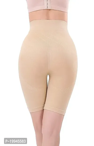 Women Cotton Lycra Tummy Control 4-In-1 Blended High Waist Tummy  Thigh Shapewear Pack Of 2-thumb3