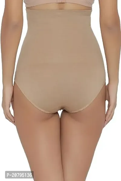 Classic Womens Cotton Lycra Tummy Control 4-in-1 Blended High Waist Tummy and Thigh Shapewear-thumb3