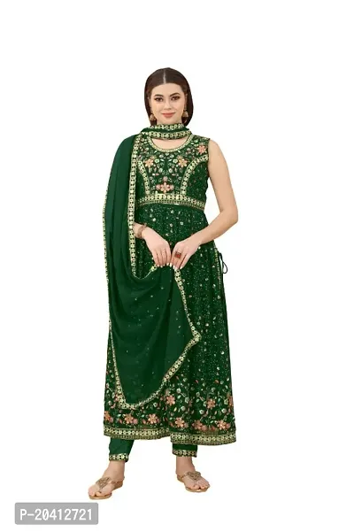 Stylish Women Casual Kurta, Bottom and Dupatta Set