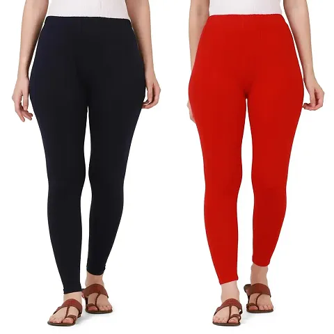 Women Fashion Churidar Leggings Pack Of 2