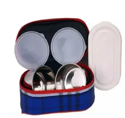 Topware Stainless Steel Fit Double Decker Insulated Lunch Box Set