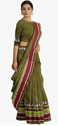 Stylish Khadi Woven Design Saree For Women