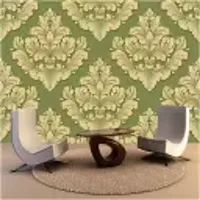 Decorative Green, Yellow Wallpaper 228 Cm X 40 Cm-thumb1