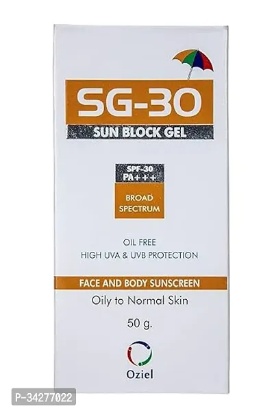 SG-30 Sun Block Gel - 50 gm-thumb0