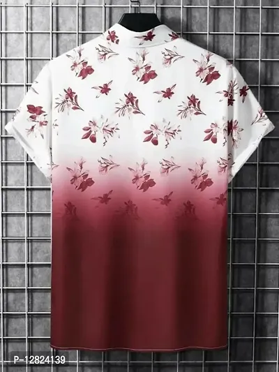 Men Regular Fit Printed Spread Collar Casual Shirt-thumb3