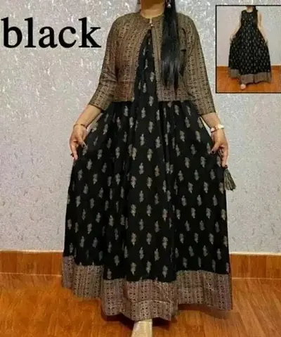 Fancy rayon anarkali Kurti