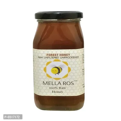 MELLA ROS Organic Forest Honey 500gm NMR Certified, 100% Pure Unprocessed And Unpasteurized, Raw Organic Honey-thumb0