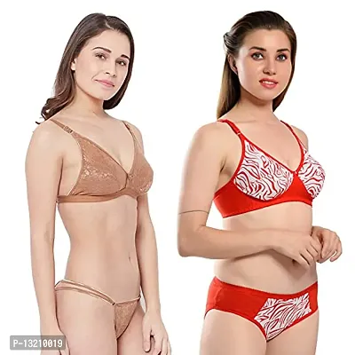 Fihana Bra Panty Set for Women | Lingerie Set for Women for Honeymoon | Undergarments for Women Bra Panty | Fancy Bra and Panty Set Sexy Set | Bra Panty Set Stylish | Women Innerwear Bra Combo Pack-thumb4