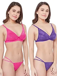 Fihana lingerie baby doll women | women lingerie for honeymoon | bra and panties set for women | lingerie set for girls fancy latest new | Combo set 2.-thumb4