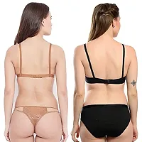 Fihana Bra Panty Set for Women | Lingerie Set for Women for Honeymoon | Undergarments for Women Bra Panty | Fancy Bra and Panty Set Sexy Set | Bra Panty Set Stylish | Women Innerwear Bra Combo Pack-thumb1