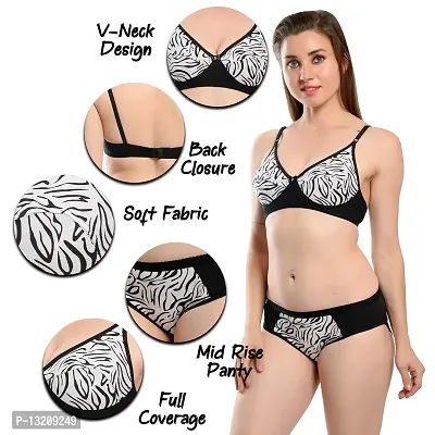 Fihana | Lingerie Set for Women for Honeymoon | Bra Panty Set for Women | Undergarments for Women Bra Panty | Fancy Bra and Panty Set Sexy Set | Bra Panty Set Stylish | Women Innerwear Bra Combo Pack-thumb3