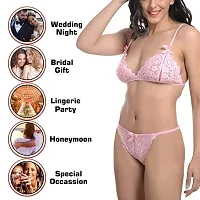 Fihana babydolls lingerie for honeymoon/Honeymoon Babydoll Dress/Women's Babydoll Nightwear/Babydoll Lace Sleepwear-thumb3