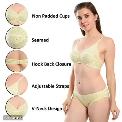 Fihana | Lingerie Set for Women for Honeymoon | Bra Panty Set for Women | Undergarments for Women Bra Panty | Fancy Bra and Panty Set Sexy Set | Bra Panty Set Stylish | Women Innerwear Bra Combo Pack-thumb4