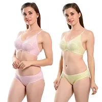 Fihana bra panty set for women | womens undergarments | bra panty set combo sexy and hot | women innerwear bra combo pack | lingerie set for women | womens undergarments combo pack-thumb2