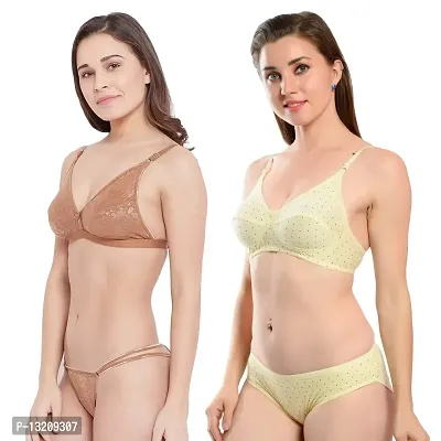 Fihana Bra Panty Set for Women | Lingerie Set for Women for Honeymoon | Undergarments for Women Bra Panty | Fancy Bra and Panty Set Sexy Set | Bra Panty Set Stylish | Women Innerwear Bra Combo Pack-thumb3