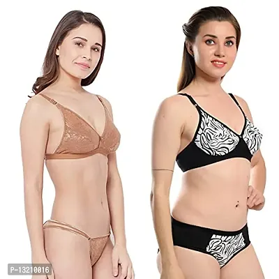 Fihana Bra Panty Set for Women | Lingerie Set for Women for Honeymoon | Undergarments for Women Bra Panty | Fancy Bra and Panty Set Sexy Set | Bra Panty Set Stylish | Women Innerwear Bra Combo Pack-thumb4