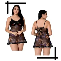 Fihana babydolls lingerie for honeymoon/Honeymoon Babydoll Dress/Women's Babydoll Nightwear/Babydoll Lace Sleepwear-thumb4