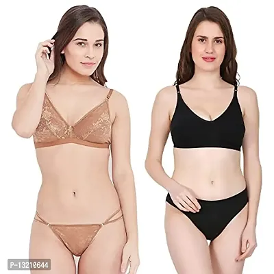Buy Fihana Cotton Net Printed Women Designer Bra and Panty Combo for Daily  Purpose, Women Cotton Lingerie, Girls Innerwear Set Online In India At  Discounted Prices