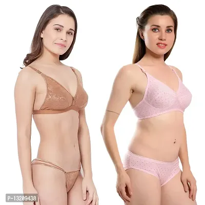 Fihana Bra Panty Set for Women | Lingerie Set for Women for Honeymoon | Undergarments for Women Bra Panty | Fancy Bra and Panty Set Sexy Set | Bra Panty Set Stylish | Women Innerwear Bra Combo Pack-thumb4