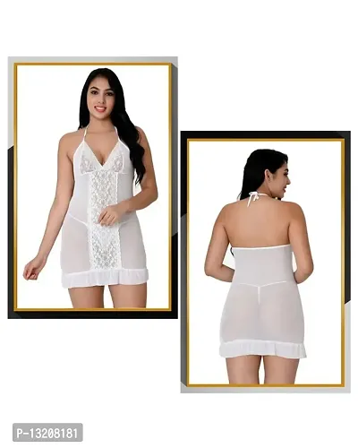 Fihana Women`s Sleepwear and Nightwear Honeymoon Dress for Women Small to 3XL-thumb5