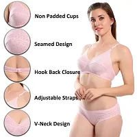 Fihana | Lingerie Set for Women for Honeymoon | Bra Panty Set for Women | Undergarments for Women Bra Panty | Fancy Bra and Panty Set Sexy Set | Bra Panty Set Stylish | Women Innerwear Bra Combo Pack-thumb2