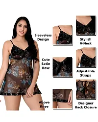 Fihana babydoll lingerie set for honeymoon Girl Women Nightwear Sleepwear Dress Small To 3XL-thumb2
