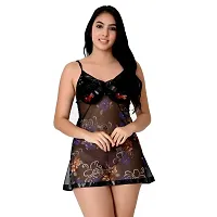 Fihana babydolls lingerie for honeymoon/Honeymoon Babydoll Dress/Women's Babydoll Nightwear/Babydoll Lace Sleepwear-thumb1