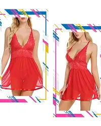 Fihana Transparent Sexy Dress Set for Women , Hot Nighty for Girls-thumb4